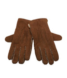 YISEVEN Women's Lambskin Handmade Curly Shearling Gloves YISEVEN