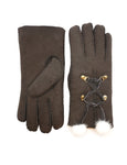 YISEVEN Women's Lambskin Shearling Leather Gloves