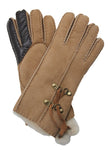 YISEVEN Women's Lambskin Shearling Leather Gloves