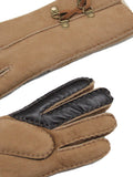 YISEVEN Women's Lambskin Shearling Leather Gloves
