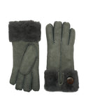 YISEVEN Womens Lambskin Shearling Leather Gloves YISEVEN