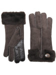 YISEVEN Womens Lambskin Shearling Leather Gloves YISEVEN