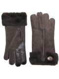 YISEVEN Womens Lambskin Shearling Leather Gloves YISEVEN
