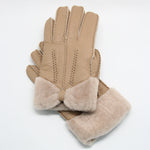 YISEVEN Womens Sheepskin Shearling Leather Gloves YISEVEN