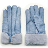 YISEVEN Womens Sheepskin Shearling Leather Gloves YISEVEN