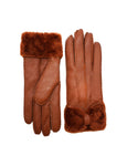 YISEVEN Womens Sheepskin Shearling Leather Gloves YISEVEN