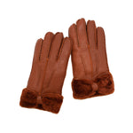 YISEVEN Womens Sheepskin Shearling Leather Gloves YISEVEN