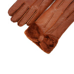 YISEVEN Womens Sheepskin Shearling Leather Gloves YISEVEN