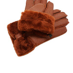 YISEVEN Womens Sheepskin Shearling Leather Gloves YISEVEN