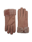 YISEVEN Womens Sheepskin Shearling Leather Gloves YISEVEN