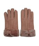 YISEVEN Womens Sheepskin Shearling Leather Gloves YISEVEN