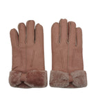 YISEVEN Womens Sheepskin Shearling Leather Gloves YISEVEN