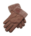 YISEVEN Womens Sheepskin Shearling Leather Gloves YISEVEN