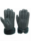 YISEVEN Womens Sheepskin Shearling Leather Gloves YISEVEN