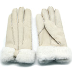 YISEVEN Womens Sheepskin Shearling Leather Gloves YISEVEN