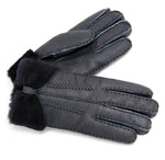 YISEVEN Womens Sheepskin Shearling Leather Gloves YISEVEN