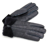 YISEVEN Womens Sheepskin Shearling Leather Gloves YISEVEN