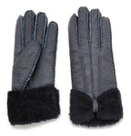 YISEVEN Womens Sheepskin Shearling Leather Gloves YISEVEN