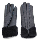 YISEVEN Womens Sheepskin Shearling Leather Gloves YISEVEN