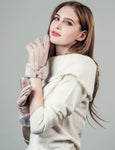YISEVEN Womens Sheepskin Shearling Leather Gloves YISEVEN