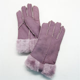 YISEVEN Womens Sheepskin Shearling Leather Gloves YISEVEN