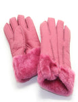 YISEVEN Womens Sheepskin Shearling Leather Gloves YISEVEN