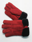 YISEVEN Womens Sheepskin Shearling Leather Gloves YISEVEN