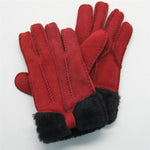 YISEVEN Womens Sheepskin Shearling Leather Gloves YISEVEN