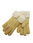 YISEVEN Womens Sheepskin Shearling Leather Gloves YISEVEN