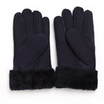 YISEVEN Womens Sheepskin Shearling Leather Gloves YISEVEN