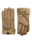 YISEVEN Womens Sheepskin Shearling Leather Gloves YISEVEN