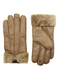 YISEVEN Womens Sheepskin Shearling Leather Gloves YISEVEN