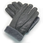 YISEVEN Womens Sheepskin Shearling Leather Gloves YISEVEN