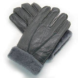 YISEVEN Womens Sheepskin Shearling Leather Gloves YISEVEN