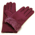 YISEVEN Women's  Shearling Sheepskin Leather Gloves YISEVEN