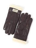 YISEVEN Men's Winter Shearling Sheepskin Gloves YISEVEN