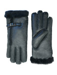 YISEVEN Womens Sheepskin Shearling Leather Gloves YISEVEN