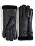 YISEVEN Womens Sheepskin Shearling Leather Gloves YISEVEN