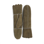 YISEVEN Women's  Lambskin Shearling Leather  Gloves(Mittens) YISEVEN