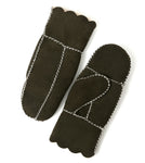 YISEVEN Women's  Lambskin Shearling Leather  Gloves(Mittens) YISEVEN