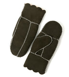 YISEVEN Women's  Lambskin Shearling Leather  Gloves(Mittens) YISEVEN