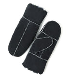 YISEVEN Women's  Lambskin Shearling Leather  Gloves(Mittens) YISEVEN