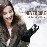 YISEVEN Women's  Winter Shearling Leather Gloves(Mittens) YISEVEN