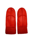 YISEVEN Women's Sheepskin Shearling Leather Gloves(Mittens) YISEVEN