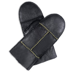 YISEVEN Womens  Sheepskin Shearling Leather Gloves(Mittens) YISEVEN