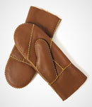 YISEVEN Womens  Sheepskin Shearling Leather Gloves(Mittens) YISEVEN