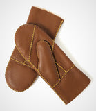 YISEVEN Womens  Sheepskin Shearling Leather Gloves(Mittens) YISEVEN