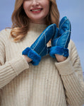 YISEVEN Womens  Sheepskin Shearling Leather Gloves(Mittens) YISEVEN