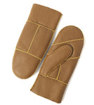 YISEVEN Womens  Sheepskin Shearling Leather Gloves(Mittens) YISEVEN