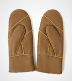 YISEVEN Womens  Sheepskin Shearling Leather Gloves(Mittens) YISEVEN